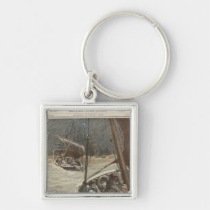 Newfoundland Fishermen Key Ring