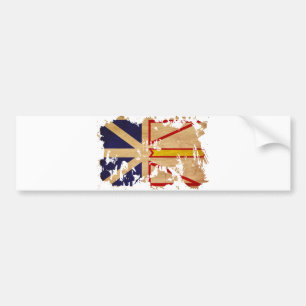 Newfoundland Flag Bumper Sticker