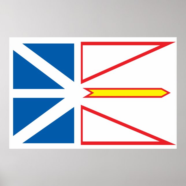 Newfoundland flag poster (Front)