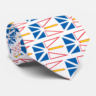 Newfoundland flag tie