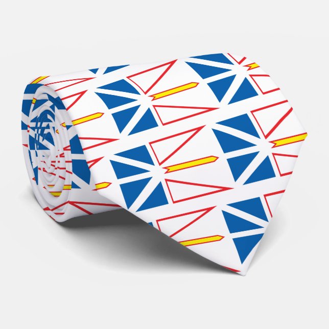 Newfoundland flag tie (Rolled)