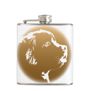 Newfoundland Flask Custom Dog Lover Drink Flask