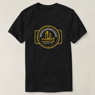 Newfoundland founde 1497 Old Sailing Ship Graphic T-Shirt