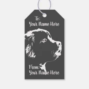 Newfoundland Gift Tags Custom Puppy Dog Gift Tags