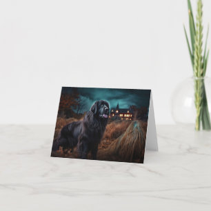 Newfoundland Halloween Scary Card