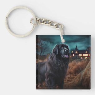 Newfoundland Halloween Scary  Key Ring