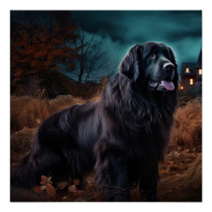 Newfoundland Halloween Scary  Poster