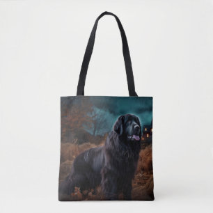 Newfoundland Halloween Scary  Tote Bag