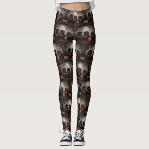 Newfoundland Halloween Spooky Leggings