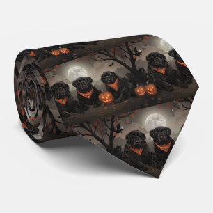 Newfoundland Halloween Spooky Tie