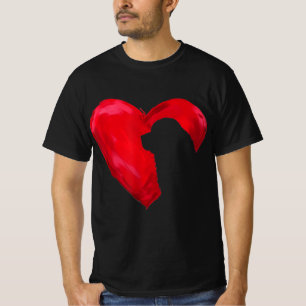 Newfoundland heart   valentines day dog gift T-Shirt
