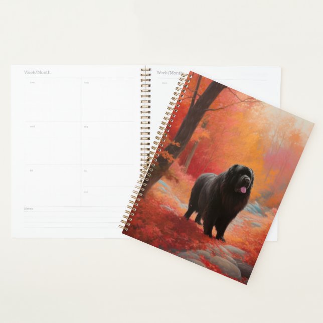 Newfoundland in Autumn Leaves Fall Inspire  Planner (Display)