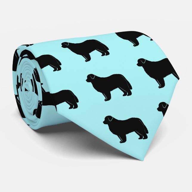 Newfoundland in Silhouette Tie (Rolled)