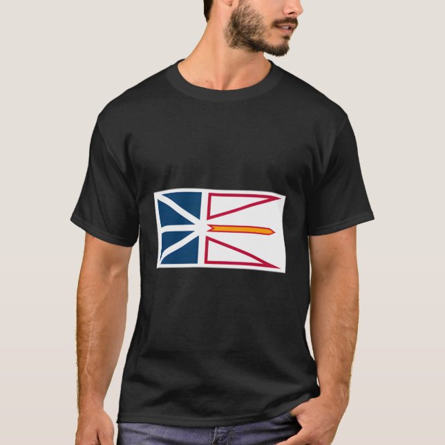 Newfoundland Labrador Flag Province Canada T-Shirt (Front)