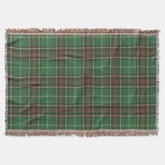 Newfoundland/Labrador Original Tartan Throw Blanket (Front)