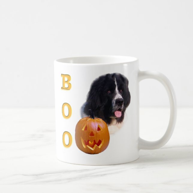 Newfoundland (landseer) Boo Coffee Mug (Right)