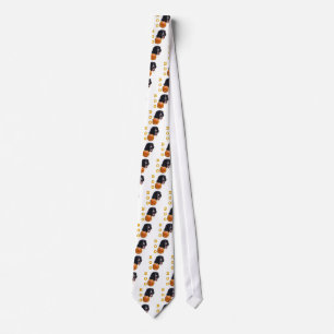 Newfoundland (landseer) Halloween Boo Tie