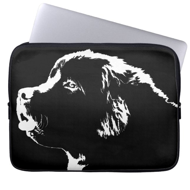 Newfoundland Laptop CaseNewfoundland Dog Gifts Laptop Sleeve (Front)