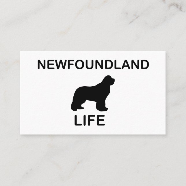 newfoundland life business card (Front)