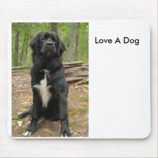 Newfoundland, Love A Dog Mouse Mat