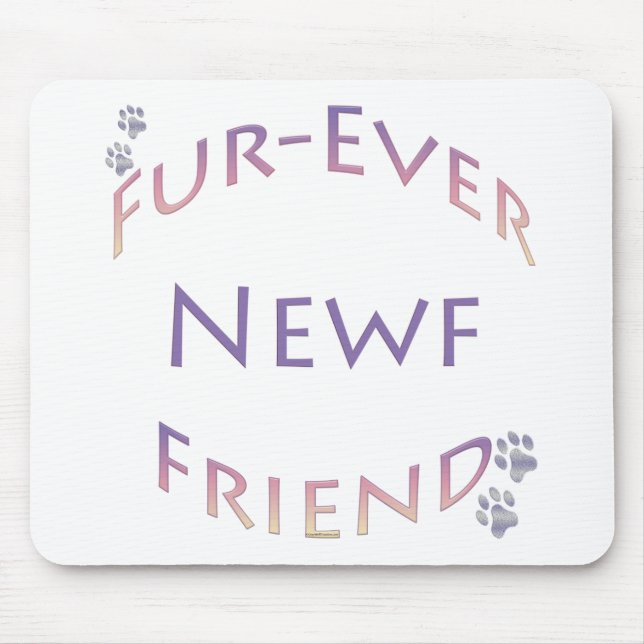 Newfoundland Love at First Lick Mouse Mat (Front)