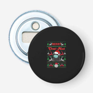 Newfoundland Merry Christ-Mask  Christmas Gift Bottle Opener