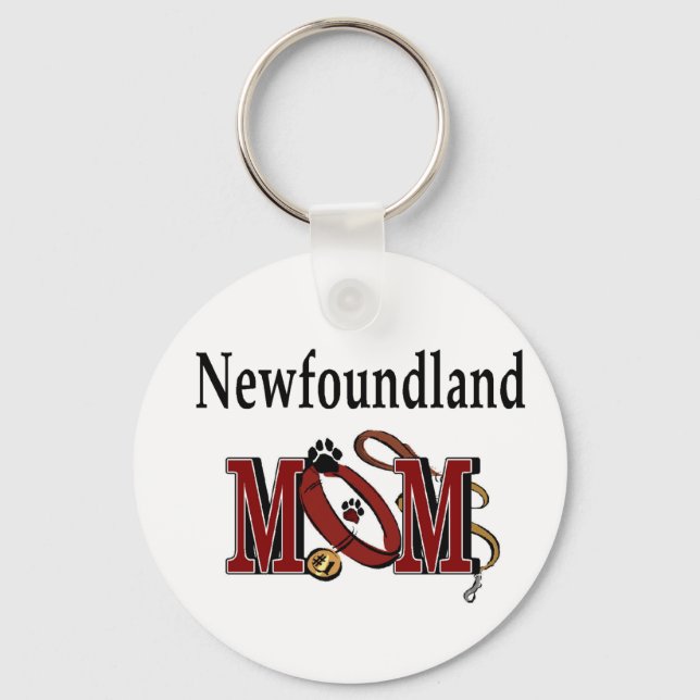 Newfoundland MOM Gifts Key Ring (Front)