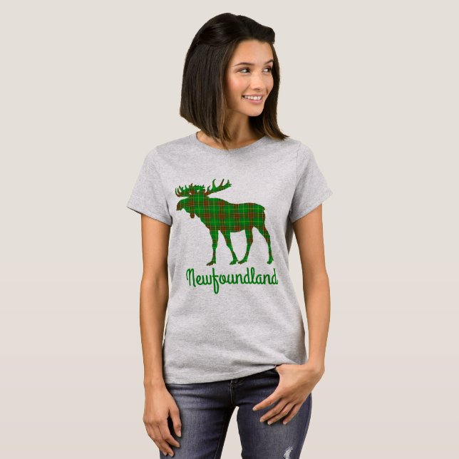 Newfoundland  moose customisable shirt (Front Full)