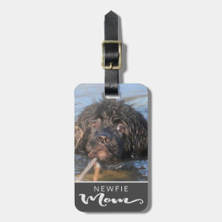 Newfoundland Newfie Mum Dog's Photo Luggage Tag