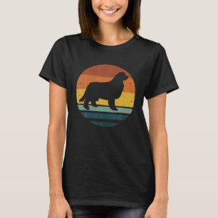 Newfoundland Newfie Vintage Retro Dog Mum Dad Gift T-Shirt