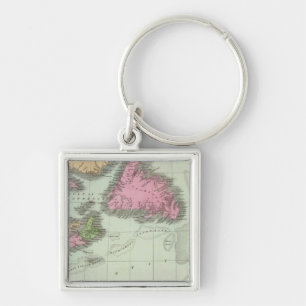 Newfoundland Nova Scotia And New Brunswick Key Ring