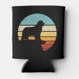  Newfoundland Owner Retro Vintage Dog Puppy Lover Can Cooler