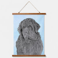 Newfoundland Painting - Cute Original Dog Art