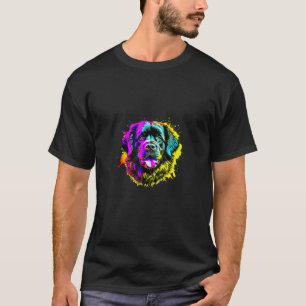 Newfoundland Pop Art I Dog Lover I Splash Art Newf T-Shirt