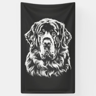 Newfoundland Portrait Minimalist Apparel Banner