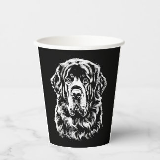 Newfoundland Portrait  Minimalist Apparel Paper Cups