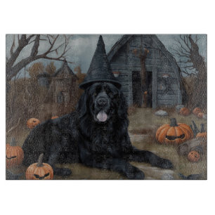 Newfoundland Pumpkins Halloween Scary  Cutting Board