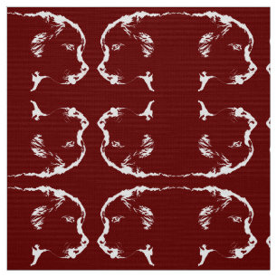 Newfoundland Pup Fabric Fabric Puppy Dog Pattern