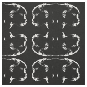 Newfoundland Pup Fabric Fabric Puppy Dog Pattern
