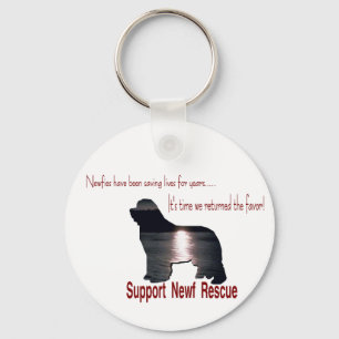 Newfoundland Rescue Key Ring