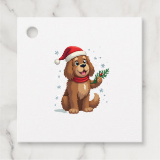Newfoundland Santa Hat Favour Tags