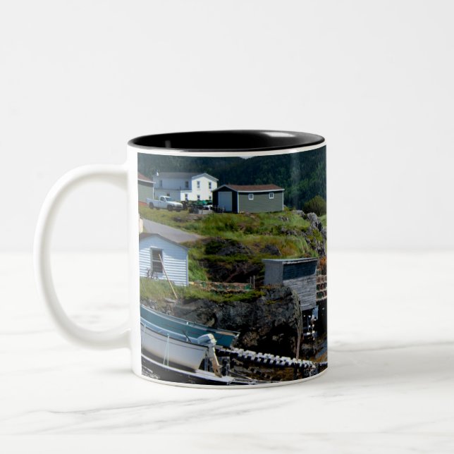 Newfoundland Scenes Two-Tone Coffee Mug (Left)