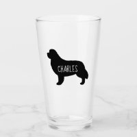Newfoundland Silhouette Personalised Dog