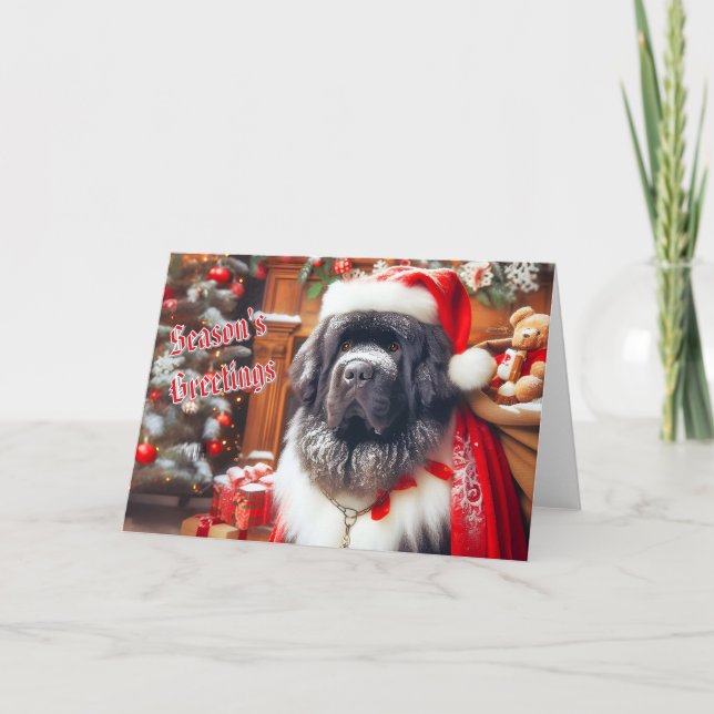 Newfoundland St Nicholas Christmas Card (Front)