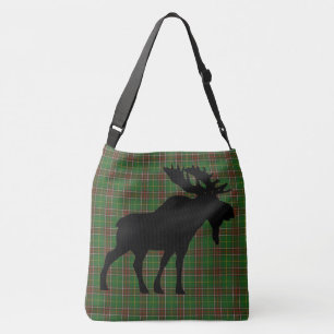 Newfoundland  Tartan moose Cross Bag