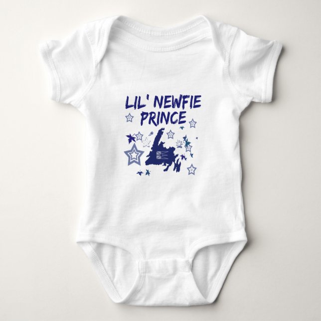 Newfoundland Tee Lil Newfie Prince Newfoundland (Front)