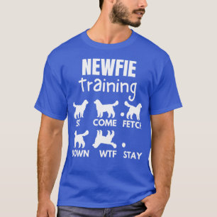 Newfoundland Training Newfie Dog Tricks T-Shirt
