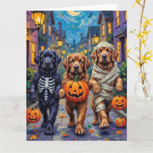 Newfoundland Trick-or-Treating Halloween Costumes Card