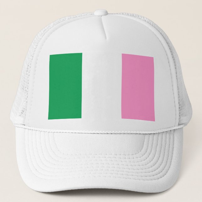 Newfoundland Tricolour flag (Canada) Trucker Hat (Front)