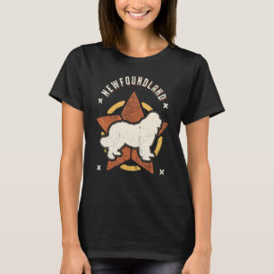 Newfoundland Vintage Retro Classic Dog T-Shirt